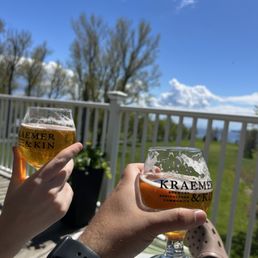 Unreal beer. Amazing food (house smoked local chicken wings). Amazing views. Rocking chairs and lake  Champlain can't complain!!