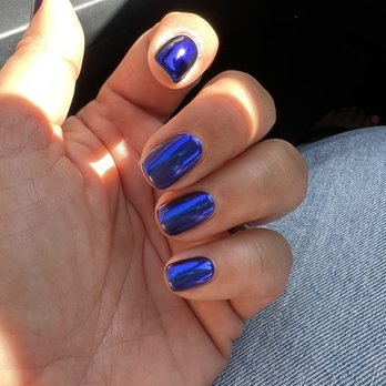 Bio gel Nails - Chrome gel manicure - Nail Salons Near Me - Los Angeles, California