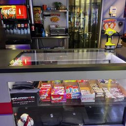 Concessions: candy and nachos. Concessions: candy and nachos.