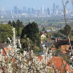 Burg Kronberg - Blick auf Frankfurt