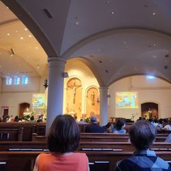 Lo Duc Catholic Church - Inside the church for Easter services.