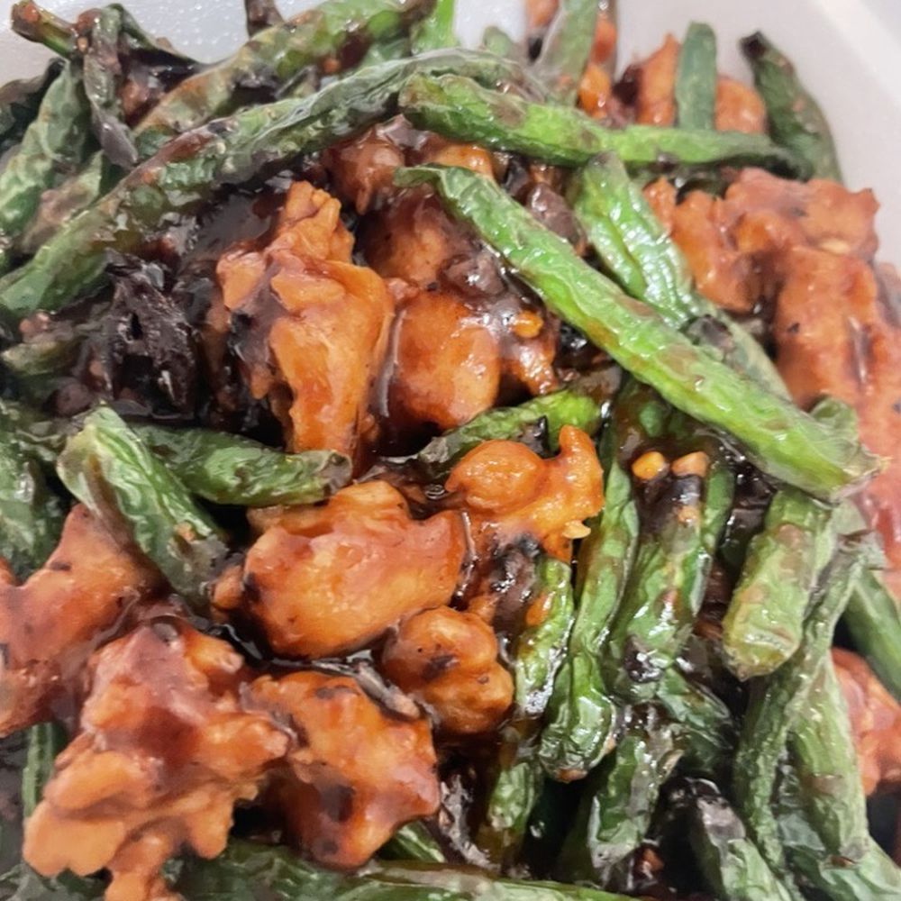 Chef Cheng's Chinese Restaurant - These are their green beans, but I asked them to add chicken and black bean sauce and they are fantastic. Like 10 out of 10. - Chinese Near Me - Elko, Nevada
