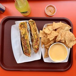 Super Burrito - Dankwrap with Chips & Queso