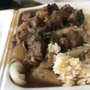 Lam's Kitchen - Beef flank and tendon on rice - Noodles Near Me - Honolulu, Hawaii