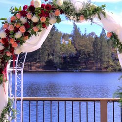 Floristics Flower Shop - Wedding Arch - photo by Night Lily Photography