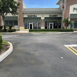 Exterior outside entrance of Sakura Ramen - Coral Springs, Florida Exterior outside entrance of Sakura Ramen - Coral Springs, Florida