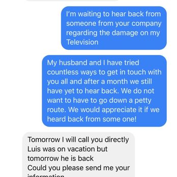 Lightyear Moving - After a month and a half of ignored calls and emails. They accidentally replied to my FB message. - Movers Near Me - El Paso, Texas