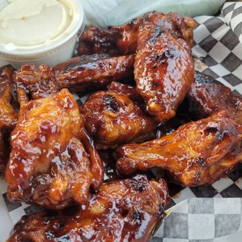 Just Pizza - Transit Location - Bourbon bbq char wings - Pizza Near Me - Amherst, New York Just Pizza - Transit Location - Bourbon bbq char wings - Pizza Near Me - Amherst, New York