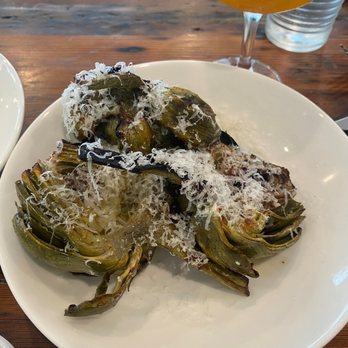 Meribo - Grilled artichokes - Pizza Near Me - Covington, Louisiana