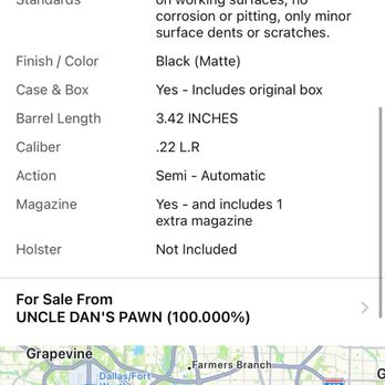 Uncle Dan's Pawn - Specs WRONG!!! - Pawn Shops Near Me - Dallas, Texas Uncle Dan's Pawn - Specs WRONG!!! - Pawn Shops Near Me - Dallas, Texas