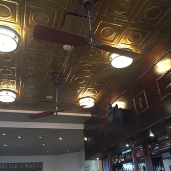 Boat Oar Ceiling Fan Blades On A Tin Ceiling So Perfectly New