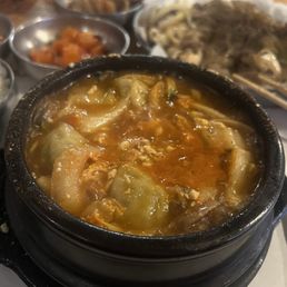 Dumpling tofu soup Dumpling tofu soup