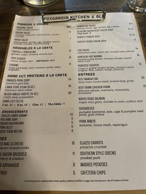 Menu photo 2 FoxGardin Kitchen & Ale Fortville, IN Menu photo 2 FoxGardin Kitchen & Ale Fortville, IN