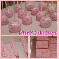 Miss K Cake Pops - Baby girl baby shower