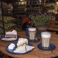 Töpferei und Cafe - Kaffee und Kuchen