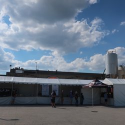 3 Floyds Brewing - Retail tent setup in front of the indefinitely closed down brewpub.