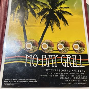Mo Bay Grill - menu - Caribbean Near Me - Sebastian, Florida