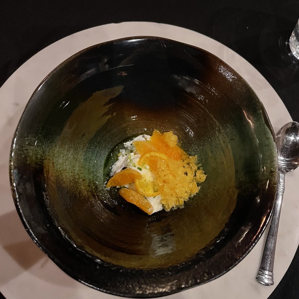 Maison Sun - The best item on the menu - a mandarin orange palate cleanser - French Near Me - Brooklyn , New York Maison Sun - The best item on the menu - a mandarin orange palate cleanser - French Near Me - Brooklyn , New York
