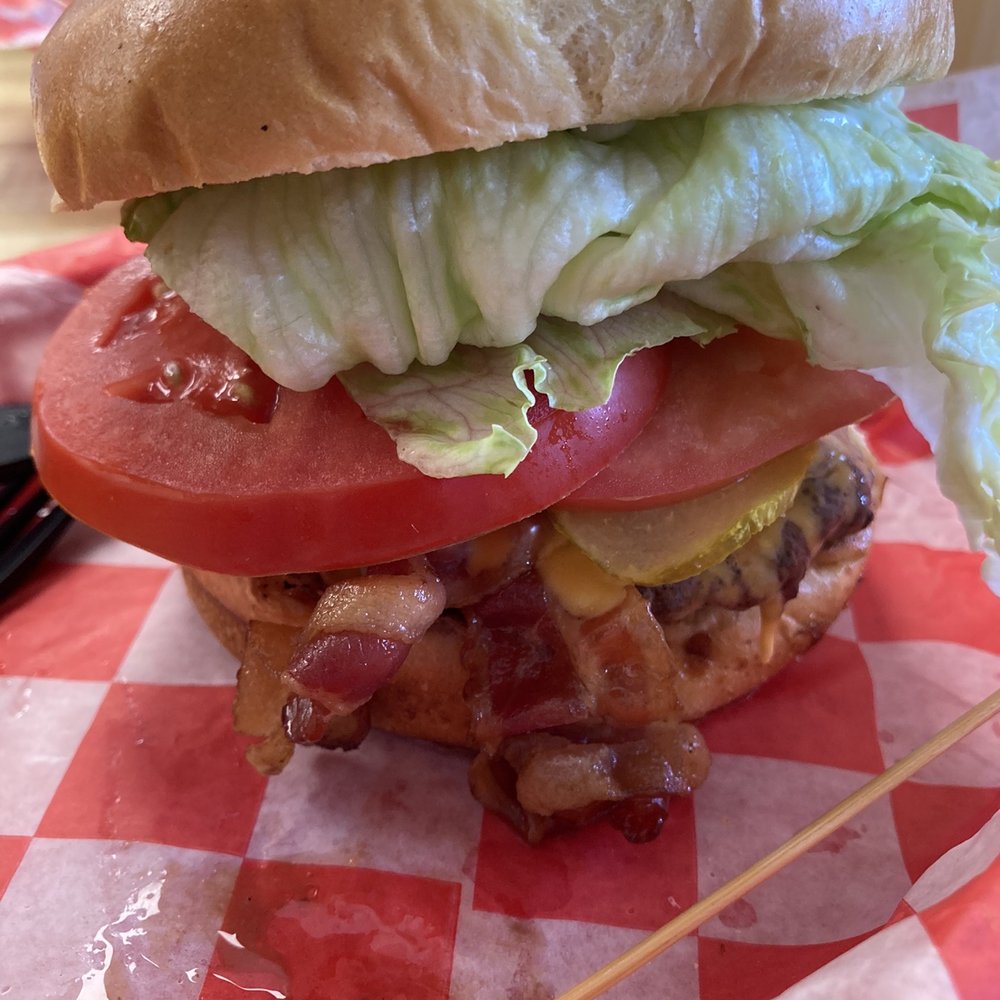 Shake Station - Cheeseburger with bacon. - American Near Me - Ellenton, Florida Shake Station - Cheeseburger with bacon. - American Near Me - Ellenton, Florida