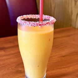 Haveli - Mango Lassi (not sure what was decorating the rim; certainly made a colorful impression.)
