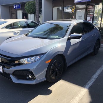 Tint-X - 2019 Civic Hatchback 35% front - Car Window Tinting Near Me - South El Monte, California