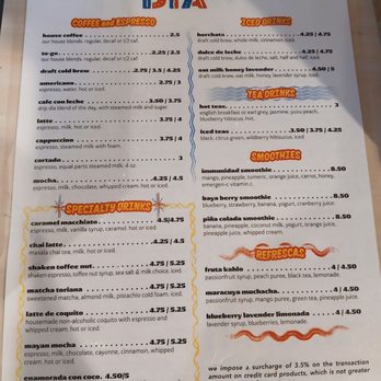 DIA Café - Cafe drink menu - Bakeries Near Me - Greendale, Wisconsin DIA Café - Cafe drink menu - Bakeries Near Me - Greendale, Wisconsin
