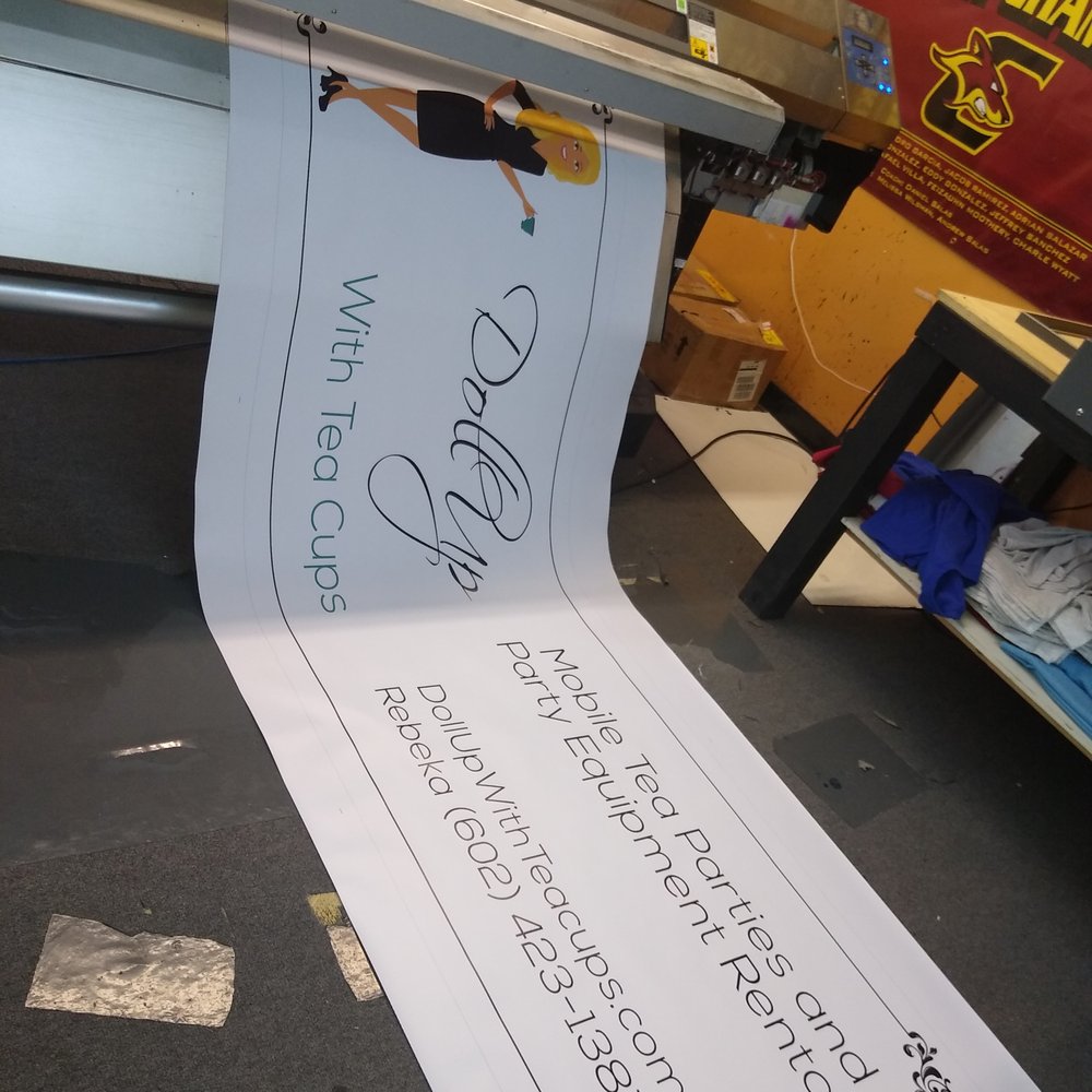 This is the machine my banner was printed on. Within minutes it was done. This is the machine my banner was printed on. Within minutes it was done.