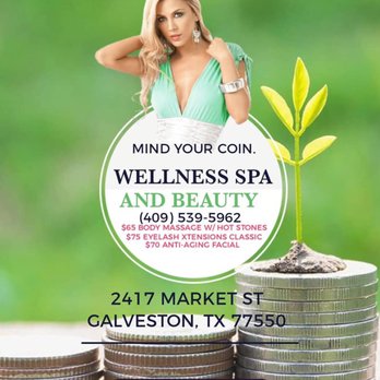 Wellness Spa - $50 Traditional Facial, $75 Eyelash Extension Classic, $40 Eyelash Refills, $80 Microdermabrasion, $45 Brazilian Wax, and more - Massage Therapy Near Me - Galveston, Texas Wellness Spa - $50 Traditional Facial, $75 Eyelash Extension Classic, $40 Eyelash Refills, $80 Microdermabrasion, $45 Brazilian Wax, and more - Massage Therapy Near Me - Galveston, Texas