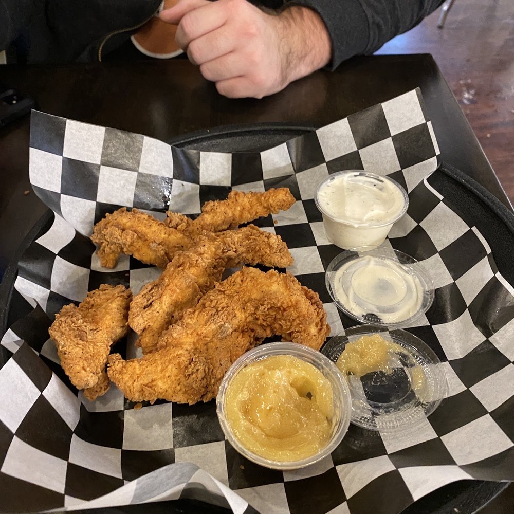 Upper Crust Pizzeria - 4pc Honey Butter Chicken Tenders The chicken was cooked to awesome perfection tenderness and the honey butter dip made over the top - Pizza Near Me - Boston, Massachusetts Upper Crust Pizzeria - 4pc Honey Butter Chicken Tenders The chicken was cooked to awesome perfection tenderness and the honey butter dip made over the top - Pizza Near Me - Boston, Massachusetts