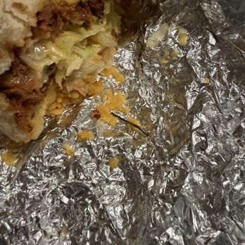 Pollos Asados El Norteno - Piece of metal found in Burrito de Barbacoa / Barbacoa Burrito - Mexican Near Me - Hutto, Texas Pollos Asados El Norteno - Piece of metal found in Burrito de Barbacoa / Barbacoa Burrito - Mexican Near Me - Hutto, Texas