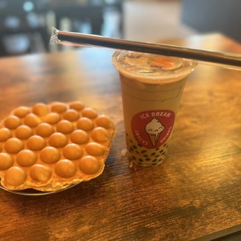 Ice Dream - Egg puff and Taiwan style milk tea with boba - Bubble Tea Near Me - Sacramento, California Ice Dream - Egg puff and Taiwan style milk tea with boba - Bubble Tea Near Me - Sacramento, California