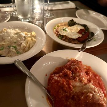 Little Dom's - Three Meatballs with Grana Padano - Italian Near Me - Los Angeles, California Little Dom's - Three Meatballs with Grana Padano - Italian Near Me - Los Angeles, California