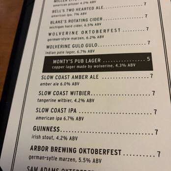 Monty's Public House - Great beer selection. Here is a peek - Pubs Near Me - Ann Arbor, Michigan Monty's Public House - Great beer selection. Here is a peek - Pubs Near Me - Ann Arbor, Michigan
