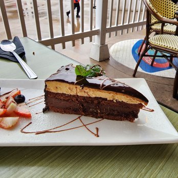 The Olive Restobar - chocolate temptation cake, looked better than it tasted! - Mediterranean Near Me - Downey, California The Olive Restobar - chocolate temptation cake, looked better than it tasted! - Mediterranean Near Me - Downey, California