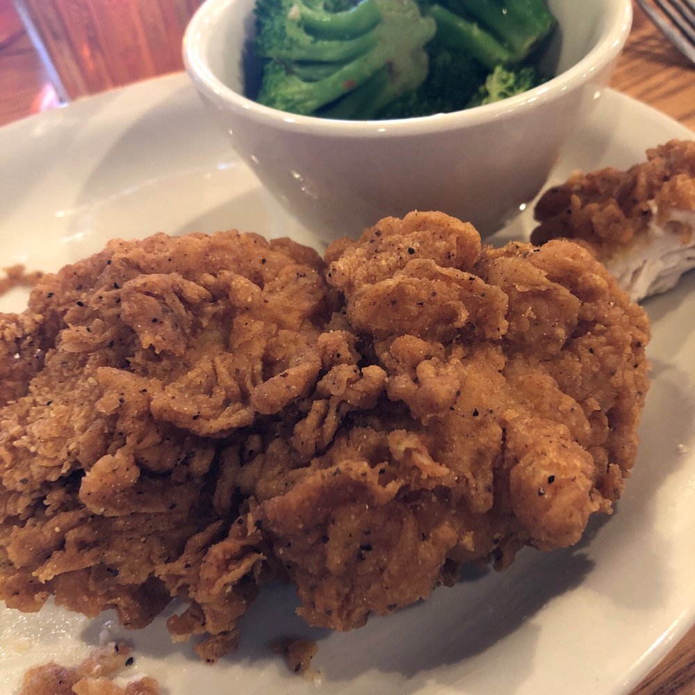 Cracker Barrel Old Country Store - Huge boneless breast of chicken - moist and flavorful! - American Near Me - Effingham, Illinois Cracker Barrel Old Country Store - Huge boneless breast of chicken - moist and flavorful! - American Near Me - Effingham, Illinois