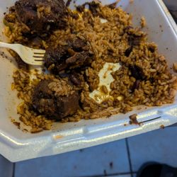 Carribean Sunrise Bakery & Restaurant - 3 of the 6 I was given in a large worst food ever