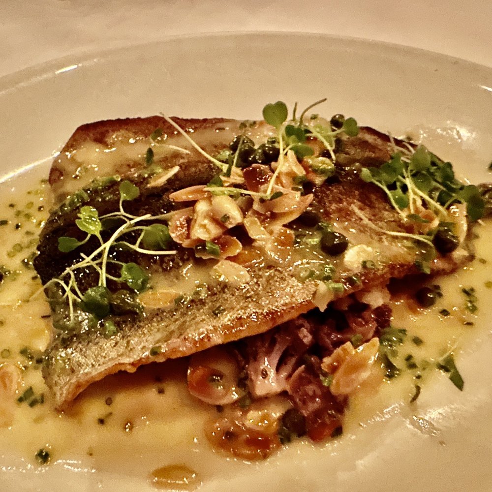 Bistro Campagne - Trout Almondine - French Near Me - Chicago, Illinois Bistro Campagne - Trout Almondine - French Near Me - Chicago, Illinois