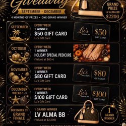 Lu's Nails and Spa - WIN AN LV BAG!