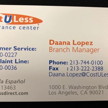 Cost-U-Less Insurance - Home & Rental Insurance Near Me - Los Angeles, California