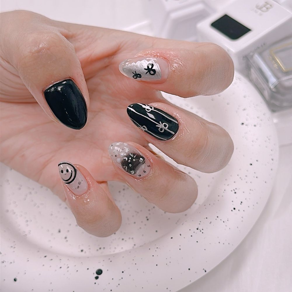 Gel with design Gel with design