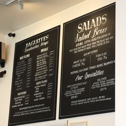 The Little Kitchen - Partial Menu - they also have jacket potatoes and pastries
