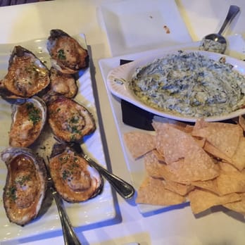 MeMe's Bar & Grille - Chargrilled oysters and spinach dip. - American Near Me - Chalmette, Louisiana MeMe's Bar & Grille - Chargrilled oysters and spinach dip. - American Near Me - Chalmette, Louisiana