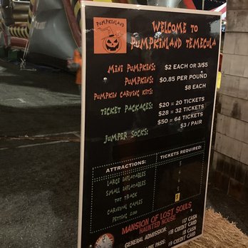 Pumpkinland Temecula - Pricing - Pumpkin Patches Near Me - Temecula, California