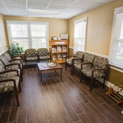 CompassCare Pregnancy Services - Spacious and comfortable lobby. We serve our patients promptly, so you won't be here long.