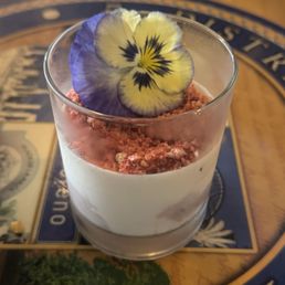 Fresas Con Crema Panna Cotta