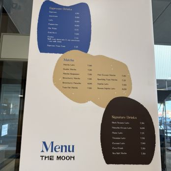The Moon Coffee - menu/pricing (March 2026) - Bubble Tea Near Me - Costa Mesa, California The Moon Coffee - menu/pricing (March 2026) - Bubble Tea Near Me - Costa Mesa, California