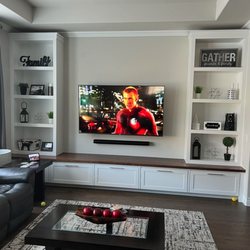 Anything A/V - They mounted our tv and our sound bar