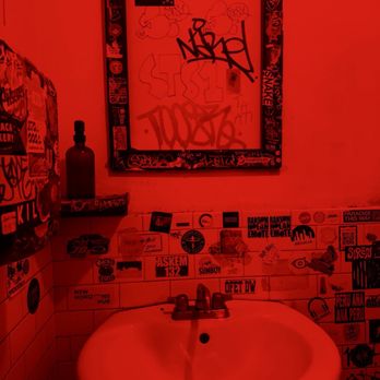 Roberta's - Bathroom - Pizza Near Me - Brooklyn, New York