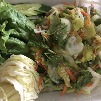 Thai Lao Restaurant - Eggplant salad - Thai Near Me - Kapolei, Hawaii