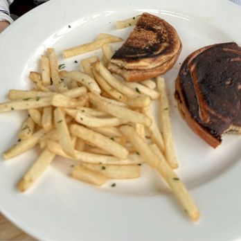 Blue Anchor - My grandsons burnt grilled cheese. Seriously? - Seafood Near Me - Jersey City, New Jersey